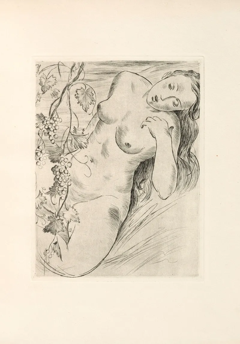 Le Centaure Suivi De La Bacchante Pl 12 Wall Art by Maurice de Guerin - High-Resolution Digital Print