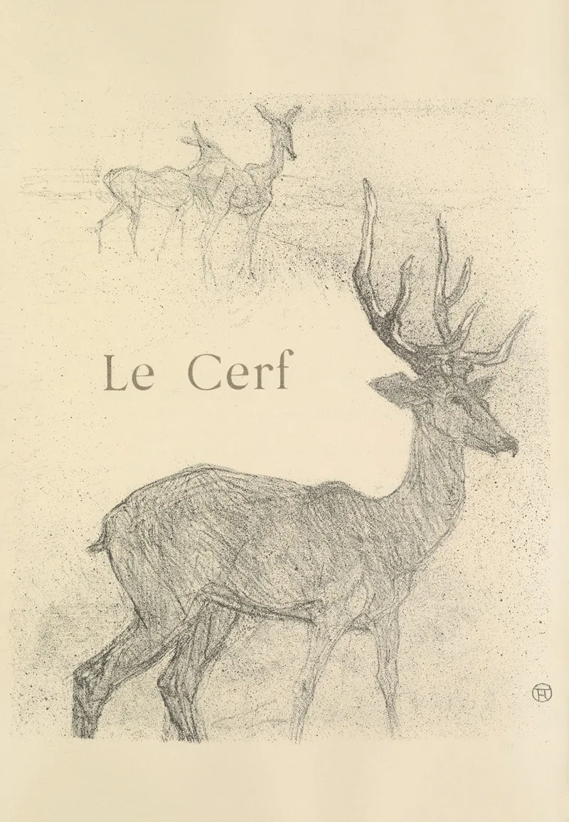 Le Cerf Wall Art by Henri de Toulouse-Lautrec - High-Resolution Digital Print