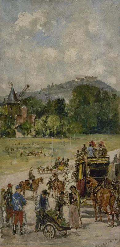 Le Champ De Courses De Longchamp