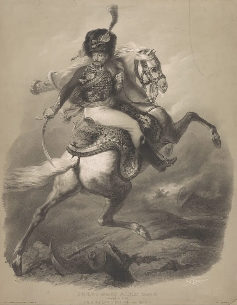 Le Chasseur De La Garde Wall Art by Bernard-Romain Julien - High-Resolution Digital Print