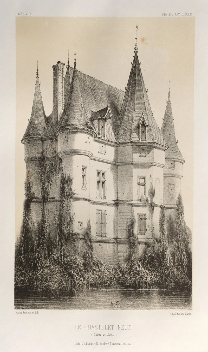 Le Chastenet Neuf Saone Et Loire Wall Art by Victor Petit - High-Resolution Digital Print