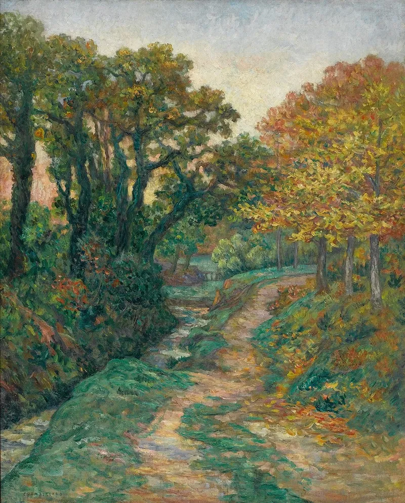 Le Chemin Creux Pres Du Ruisseau