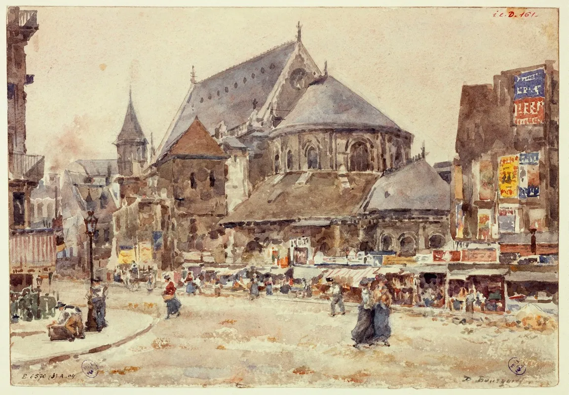 Le Chevet De Leglise Saint Nicolas Des Champs