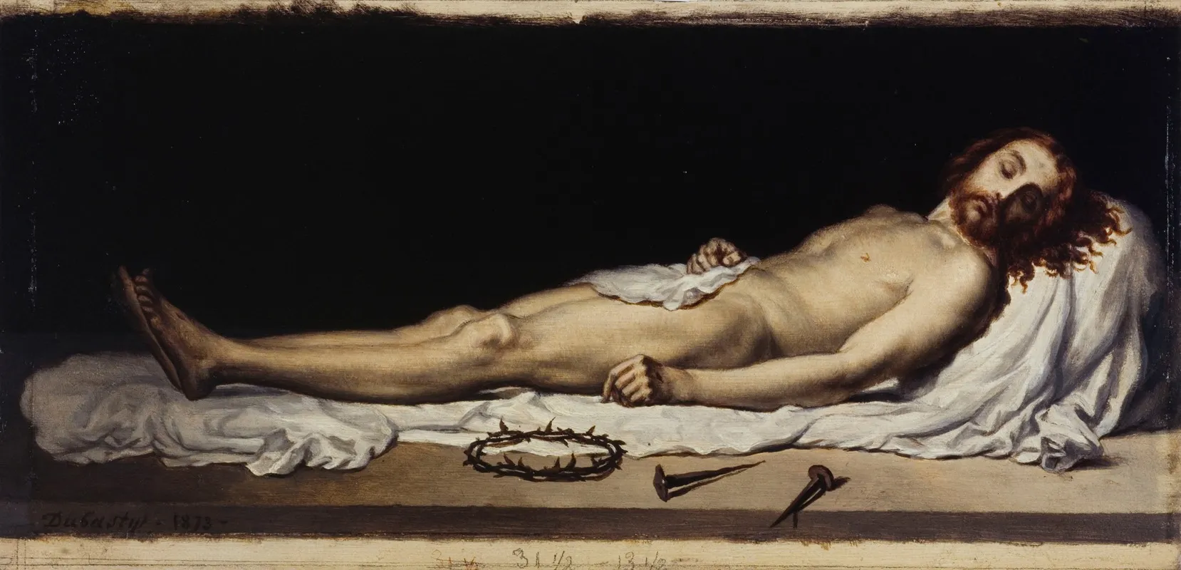 Le Christ Mort Wall Art by Adolphe-Henri Dubasty - High-Resolution Digital Print