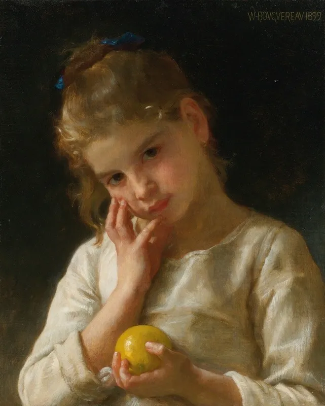 Le Citron Wall Art by William Bouguereau - High-Resolution Digital Print