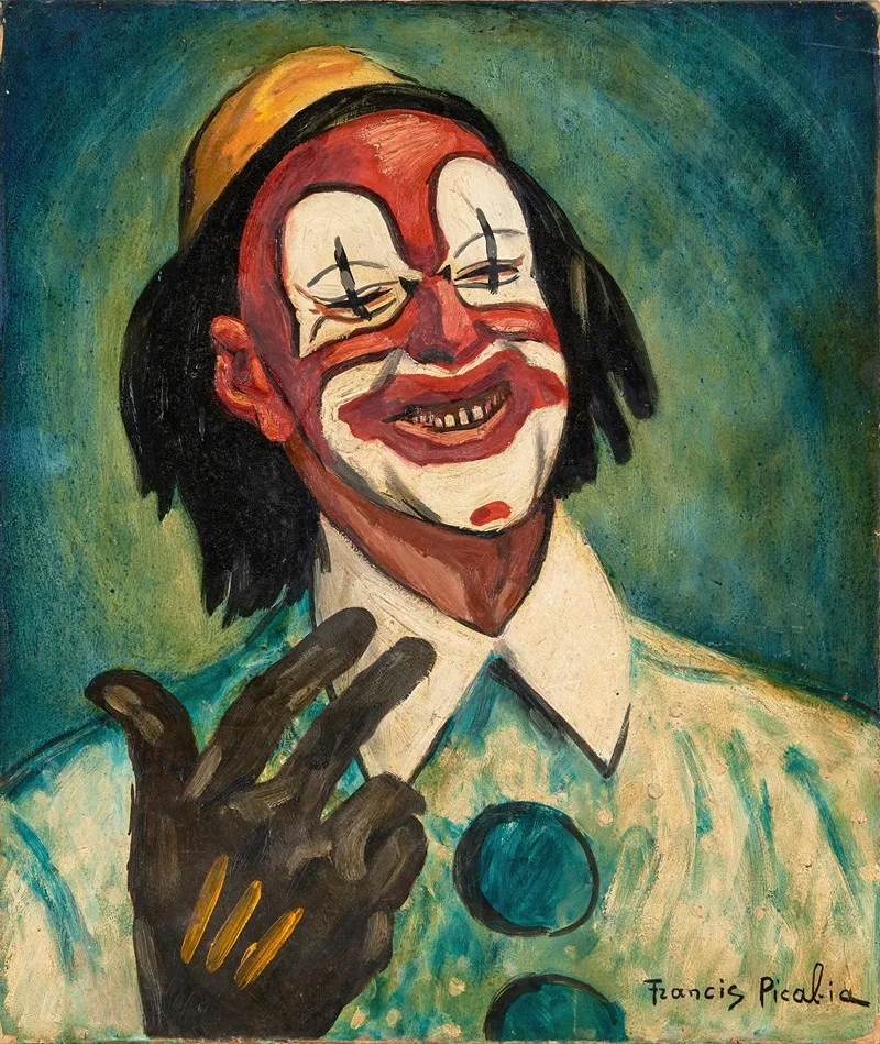 Le Clown Wall Art by Francis Picabia - High-Resolution Digital Print