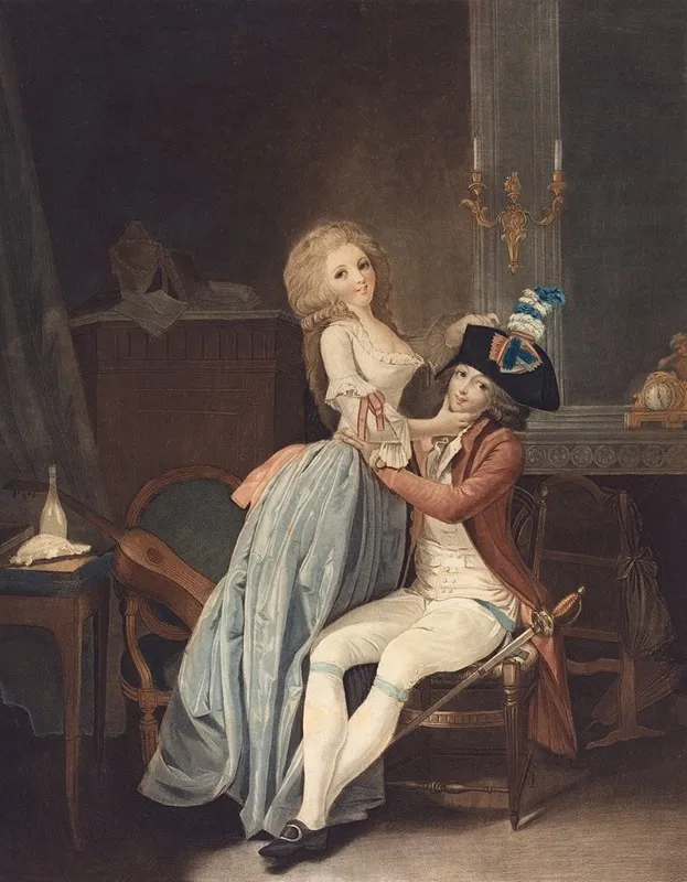 Le Cocarde Nationale Wall Art by Auguste-Claude-Simon Legrand after Louis-Léopold Boilly - High-Resolution Digital Print