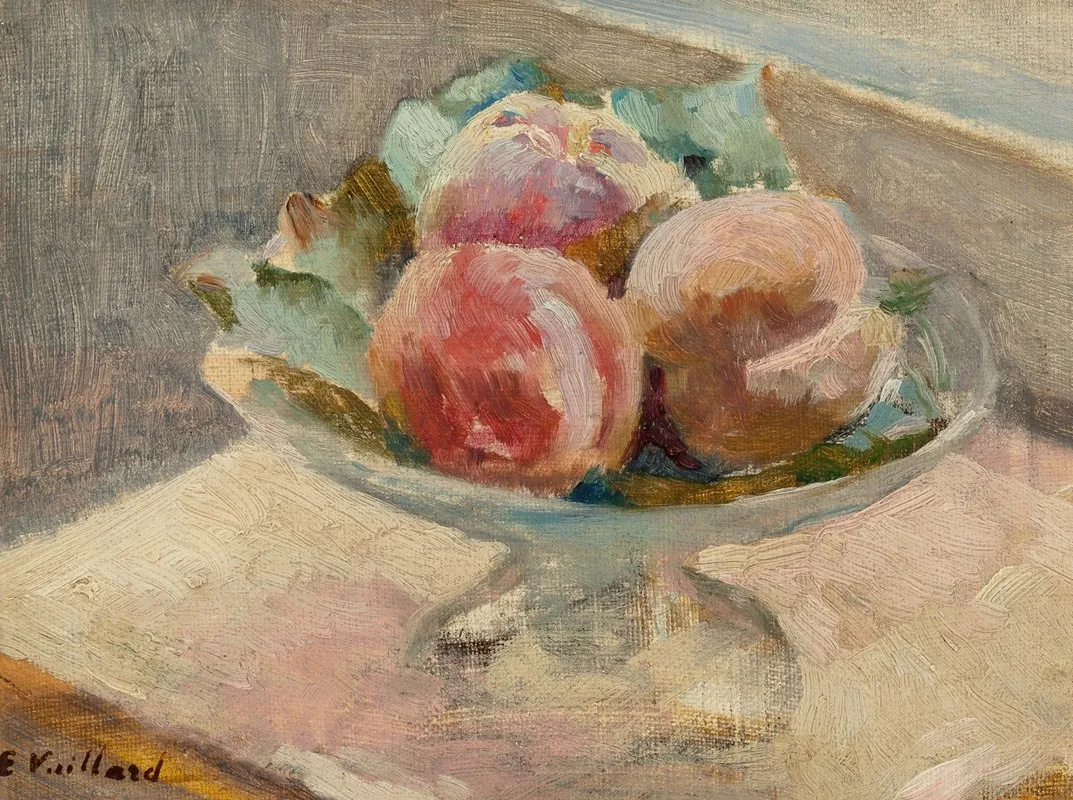Le Compotier De Peches Bowl Of Peaches