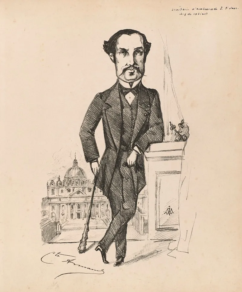 Le Comte Ernest Armand Wall Art by Joseph Mollard - High-Resolution Digital Print
