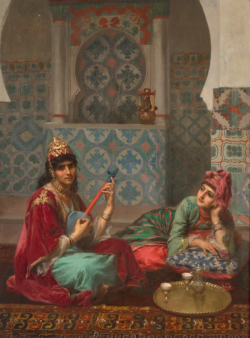 Le Concert 5 Wall Art by Gaston Casimir Saint-Pierre - High-Resolution Digital Print