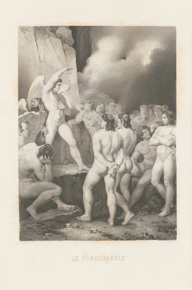 Le Conciliabule Wall Art by Alphonse de Lamartine - High-Resolution Digital Print