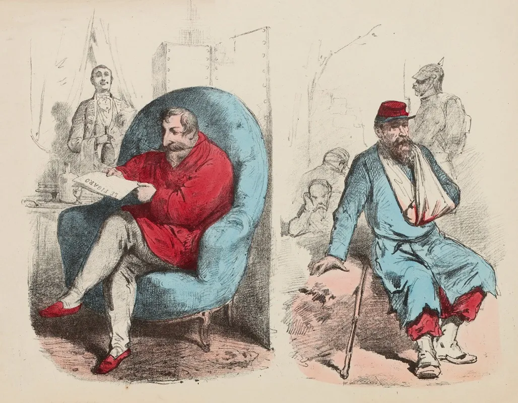Le Contraste Deux Prisonniers De Sedan