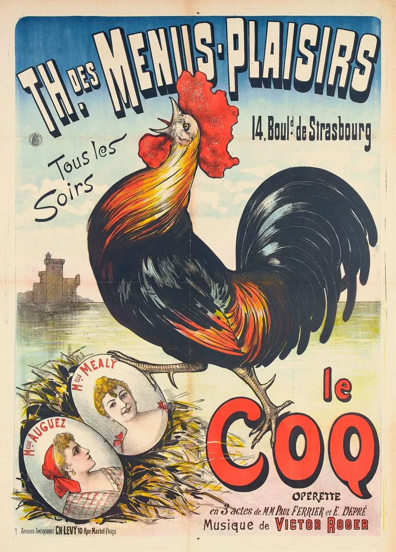 Le Coq Wall Art by Anonymous - High-Resolution Digital Print
