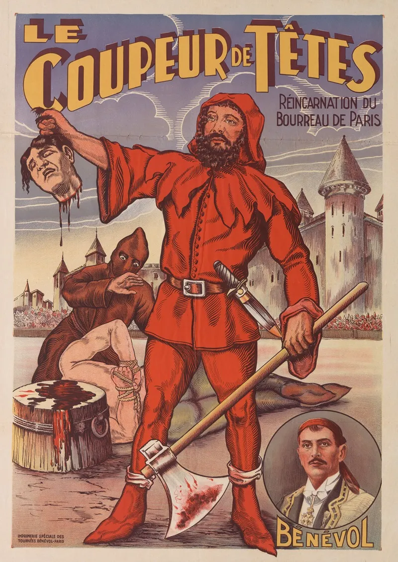 Le Coupeur De Tetes Benevol Wall Art by Imp. Spéciale des Tournées Bénévol - High-Resolution Digital Print