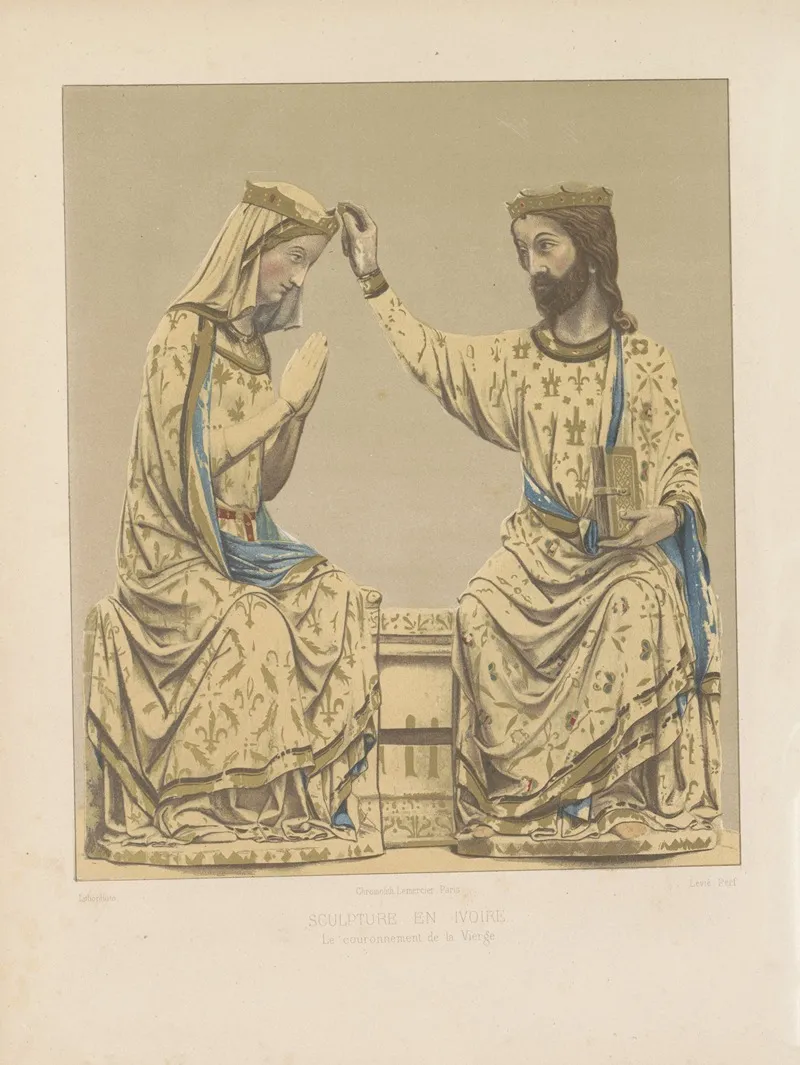 Le Couronnement De La Vierge 2 Wall Art by Joseph Rose Lemercier - High-Resolution Digital Print