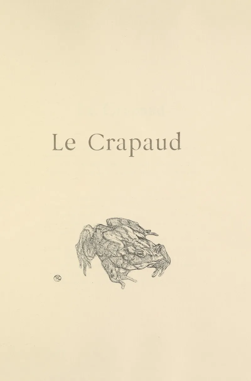 Le Crapaud Wall Art by Henri de Toulouse-Lautrec - High-Resolution Digital Print