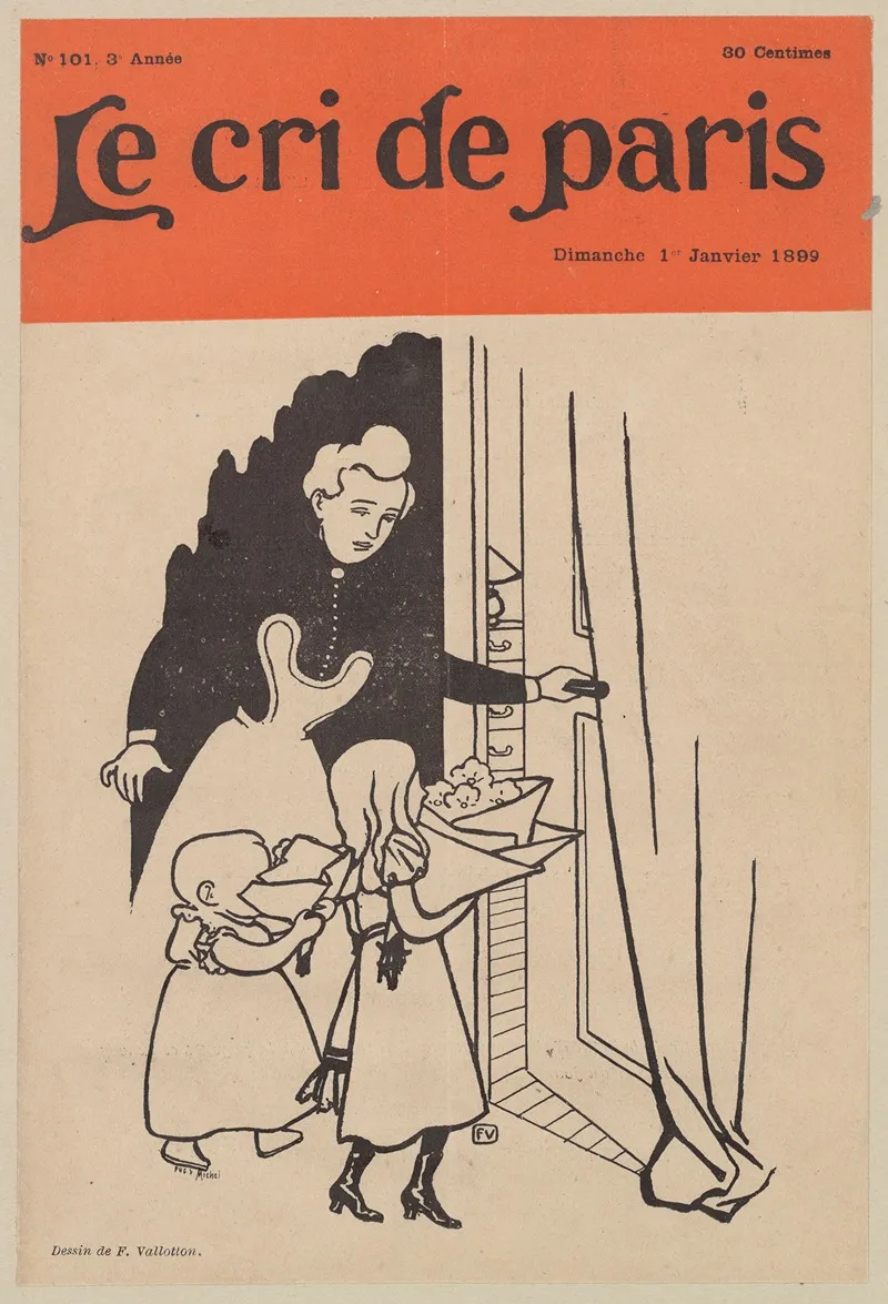 Le Cri De Paris Dimanche 1 Janvier 1899