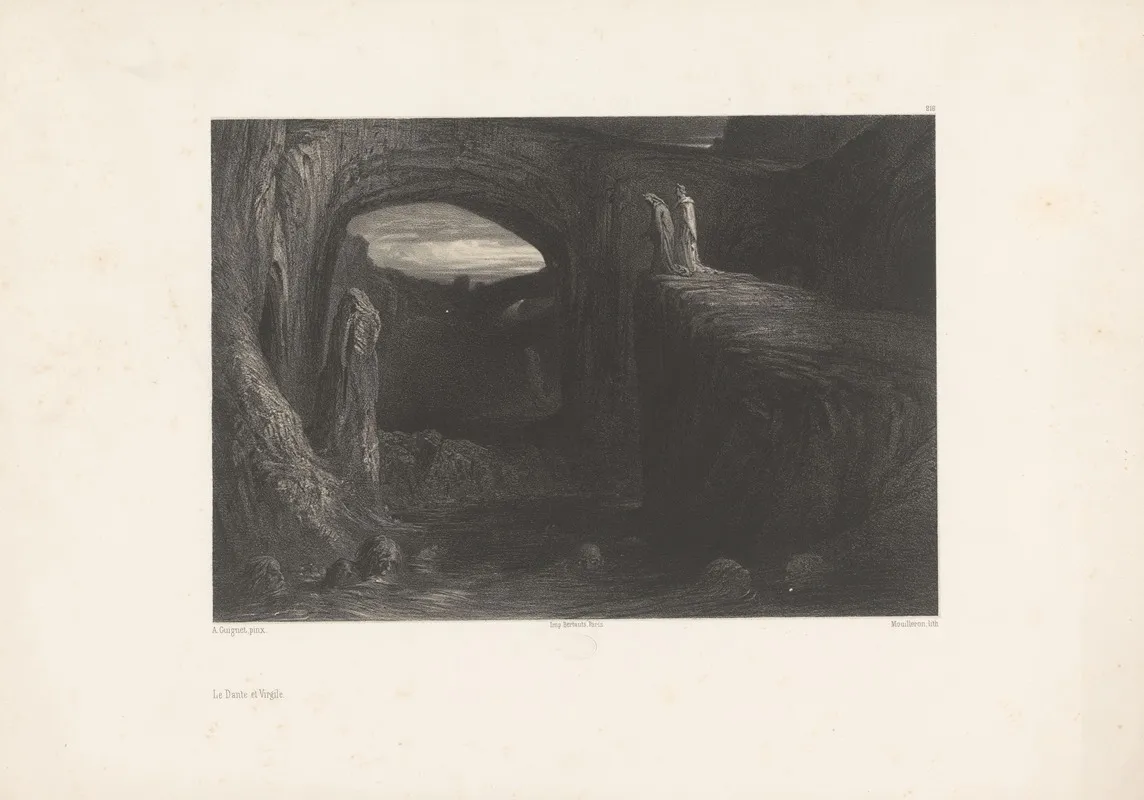 Le Dante Et Virgile