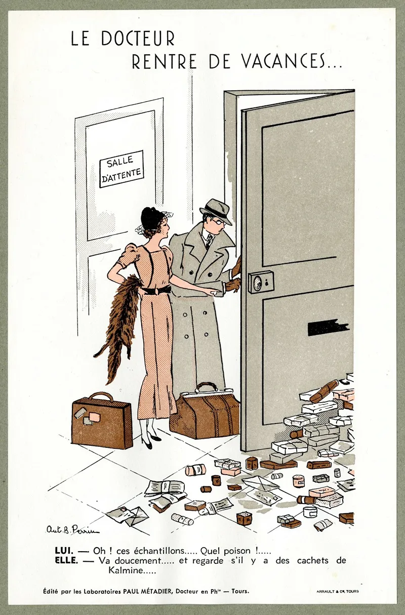 Le Docteur Rentre De Vacances Wall Art by Laboratoires Paul-Métadier - High-Resolution Digital Print