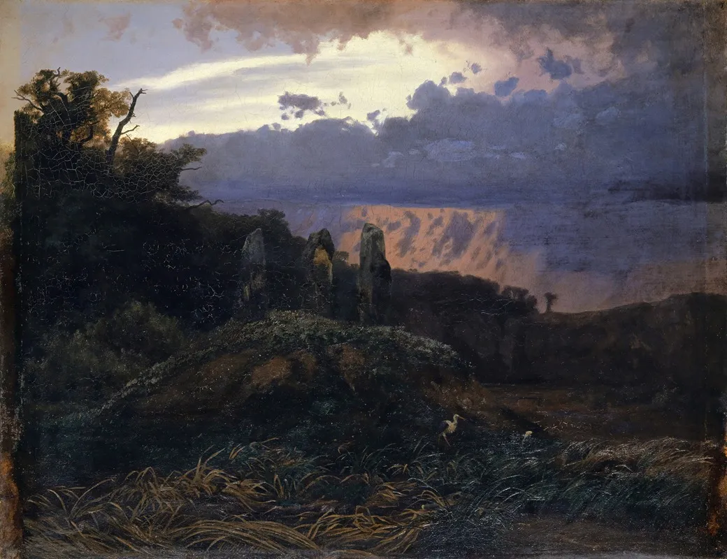 Le Dolmen Wall Art by Arnold Böcklin - High-Resolution Digital Print