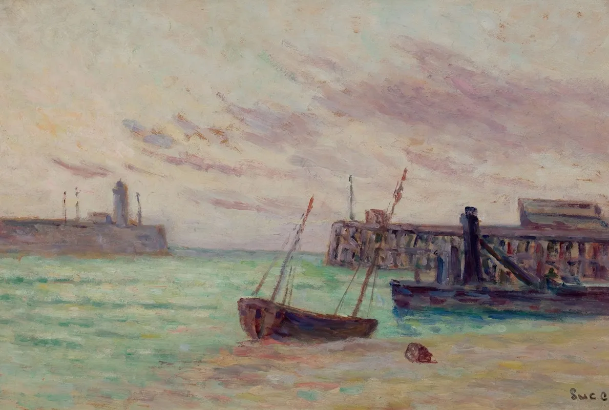 Le Entree Du Port Wall Art by Maximilien Luce - High-Resolution Digital Print