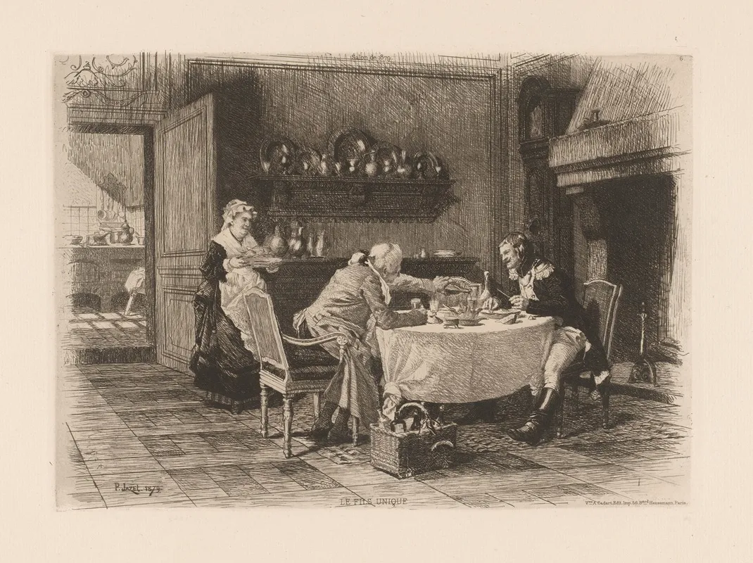 Le Fils Unique Wall Art by Paul Léon Jazet - High-Resolution Digital Print