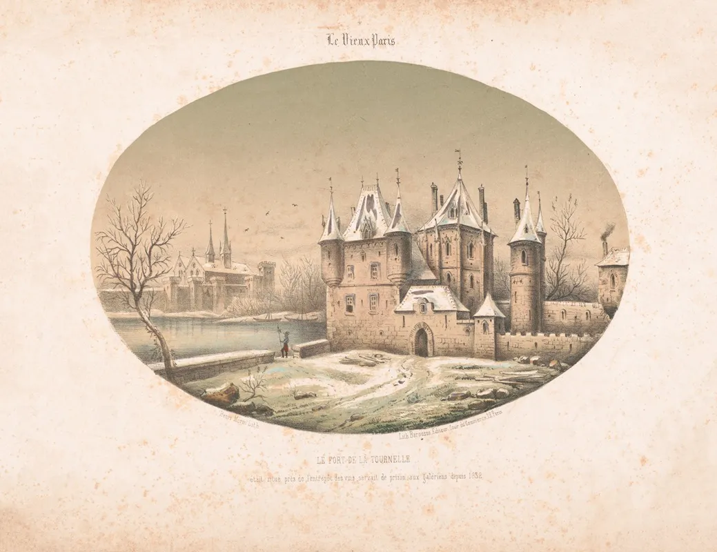 Le Fort De La Tournelle Wall Art by Henri Morin - High-Resolution Digital Print
