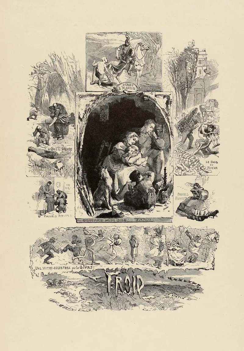 Le Froid Wall Art by Edmond Morin - High-Resolution Digital Print
