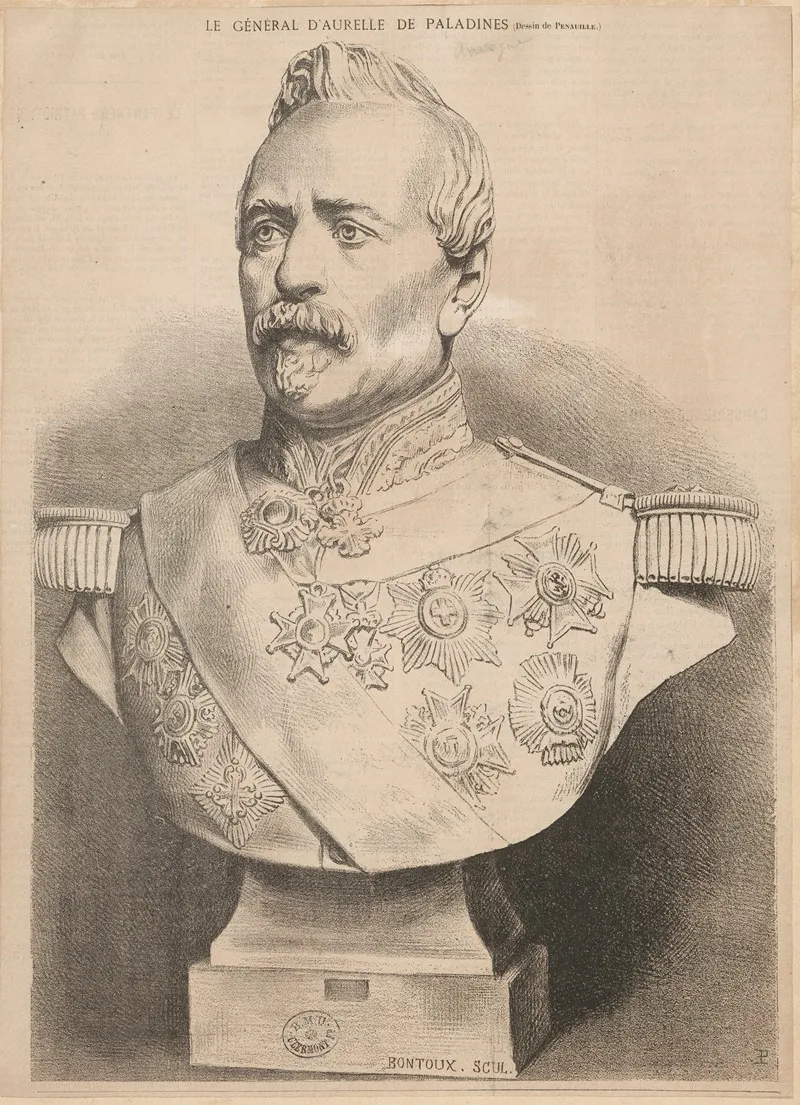 Le General Daurelle De Paladines Wall Art by Antoine Bontoux - High-Resolution Digital Print