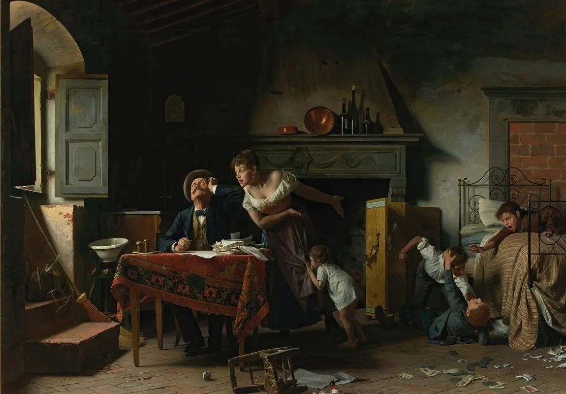 Le Gioie Di Casa Home Sweet Home Wall Art by Pietro Saltini - High-Resolution Digital Print