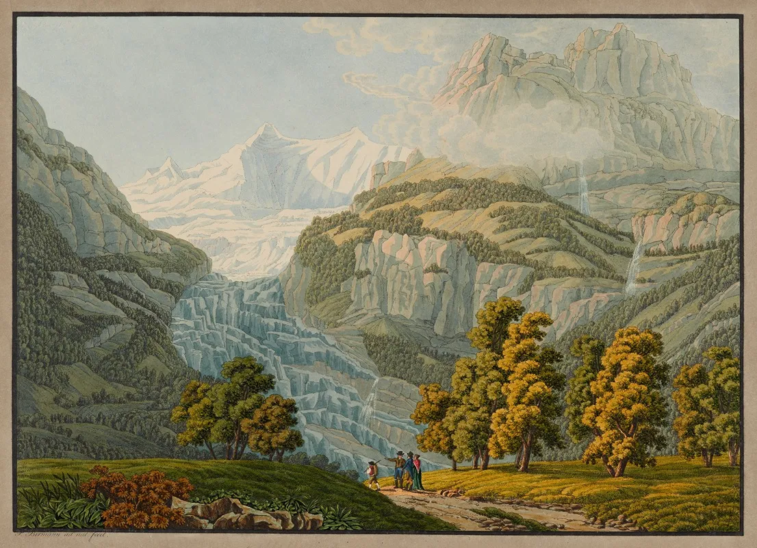 Le Glacier Inferieur Du Grindelwald Dans Le Canton De Berne