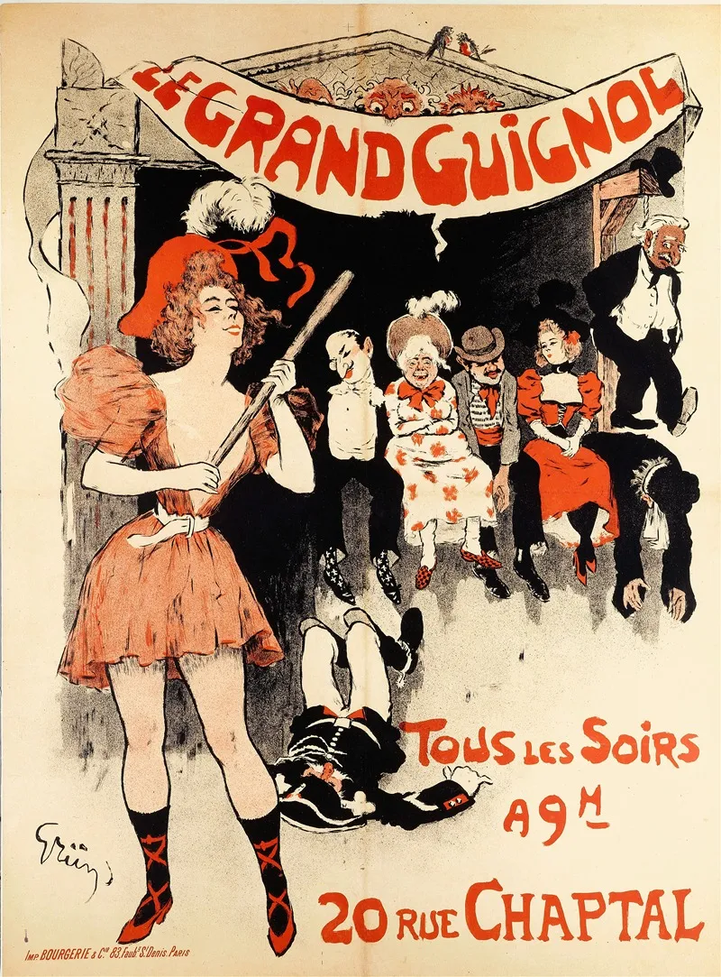Le Grand Guignol Tous Les Soirs Wall Art by Jules-Alexandre Grün - High-Resolution Digital Print