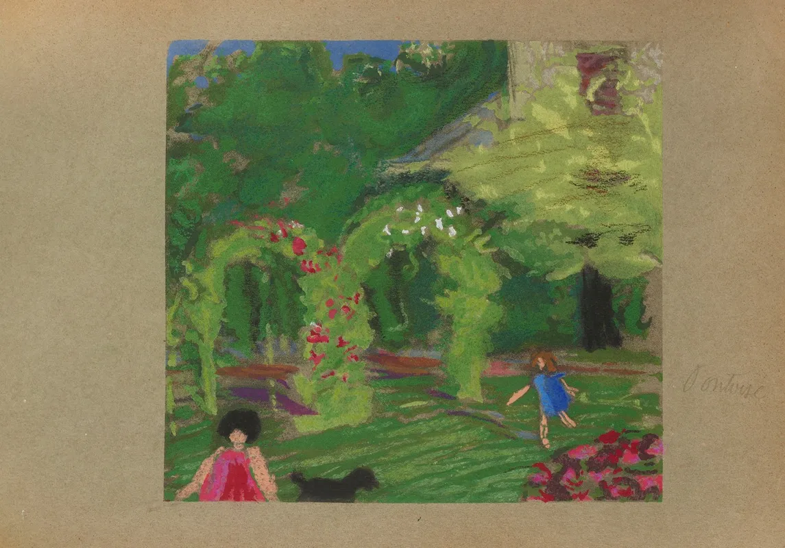 Le Jardin De Pontoise Wall Art by Paul Goute - High-Resolution Digital Print