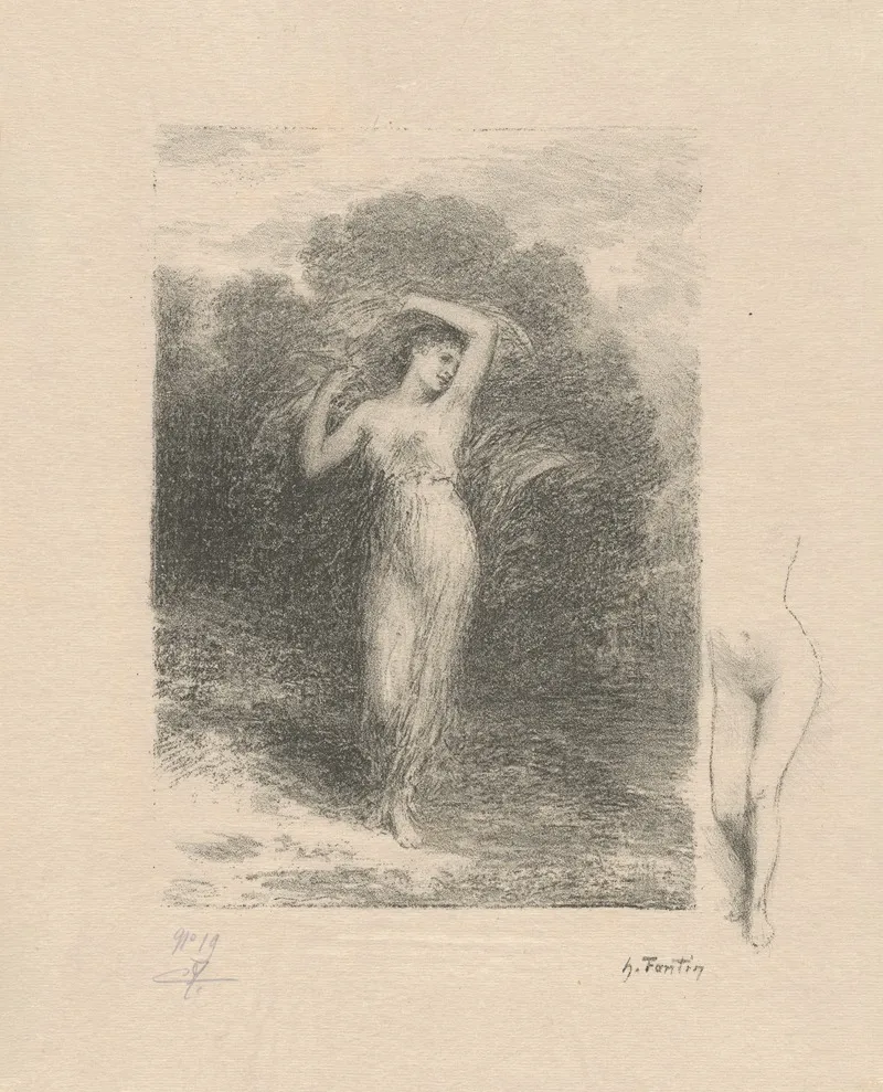 Le Jeune Malade 2 Wall Art by Henri Fantin-Latour - High-Resolution Digital Print