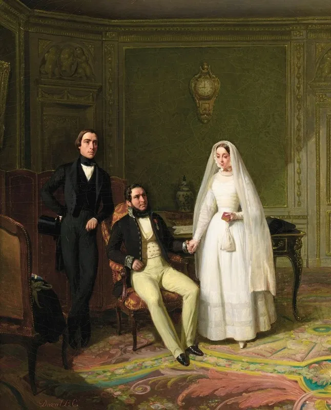 Le Jour Du Mariage Wall Art by Pierre Duval Le Camus - High-Resolution Digital Print