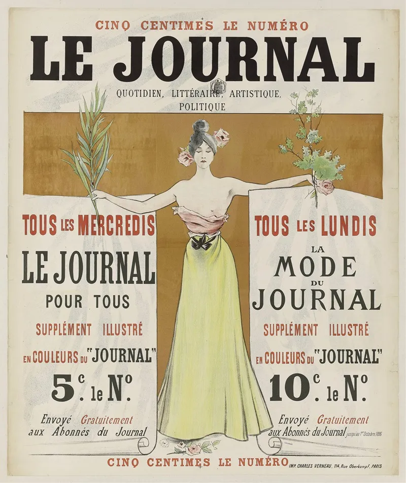 Le Journal Wall Art by Charles Lucas - High-Resolution Digital Print