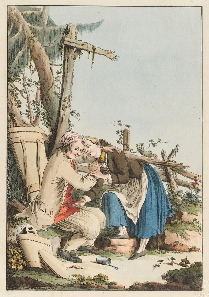 Le Laitier Bernois Wall Art by Gottfried Locher - High-Resolution Digital Print