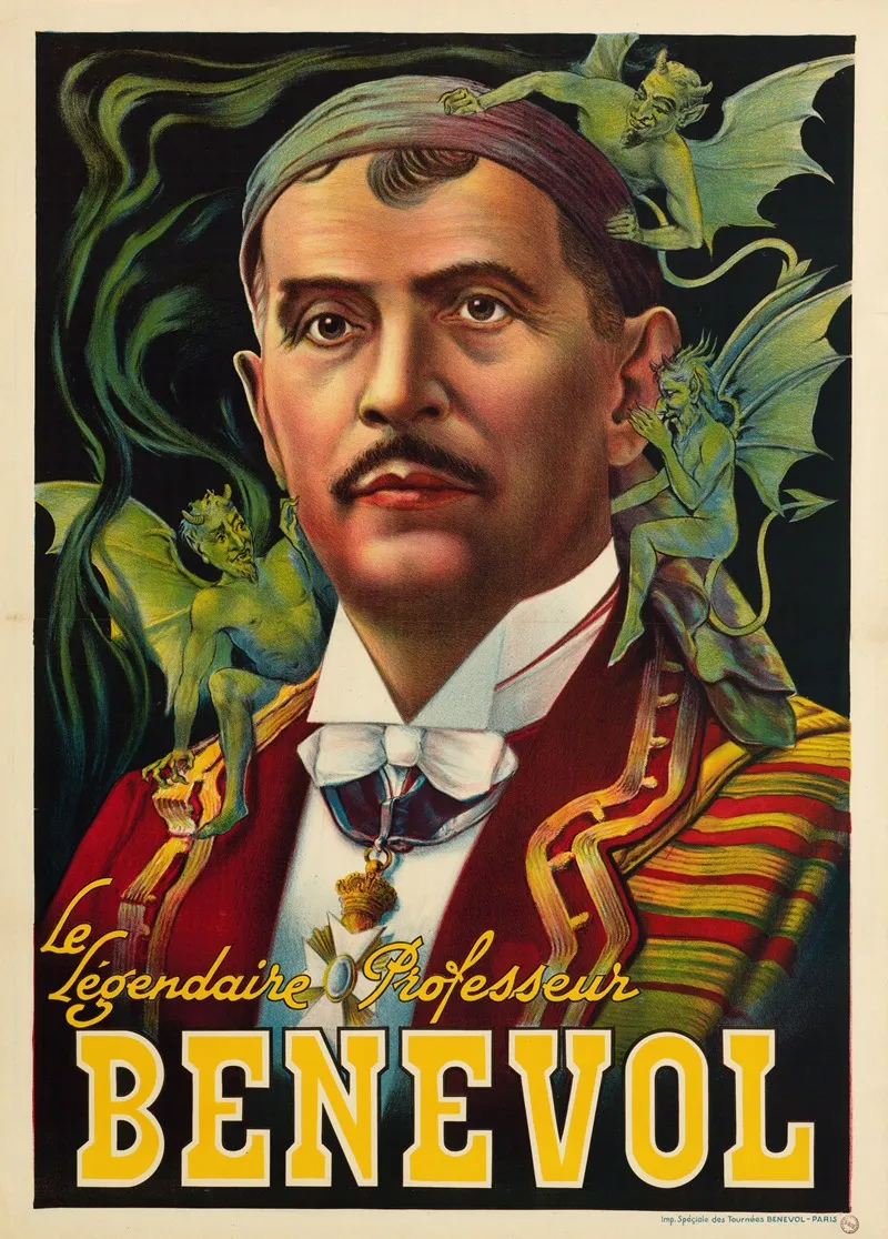 Le Legendaire Professeur Benevol Wall Art by Imp. Spéciale des Tournées Bénévol - High-Resolution Digital Print