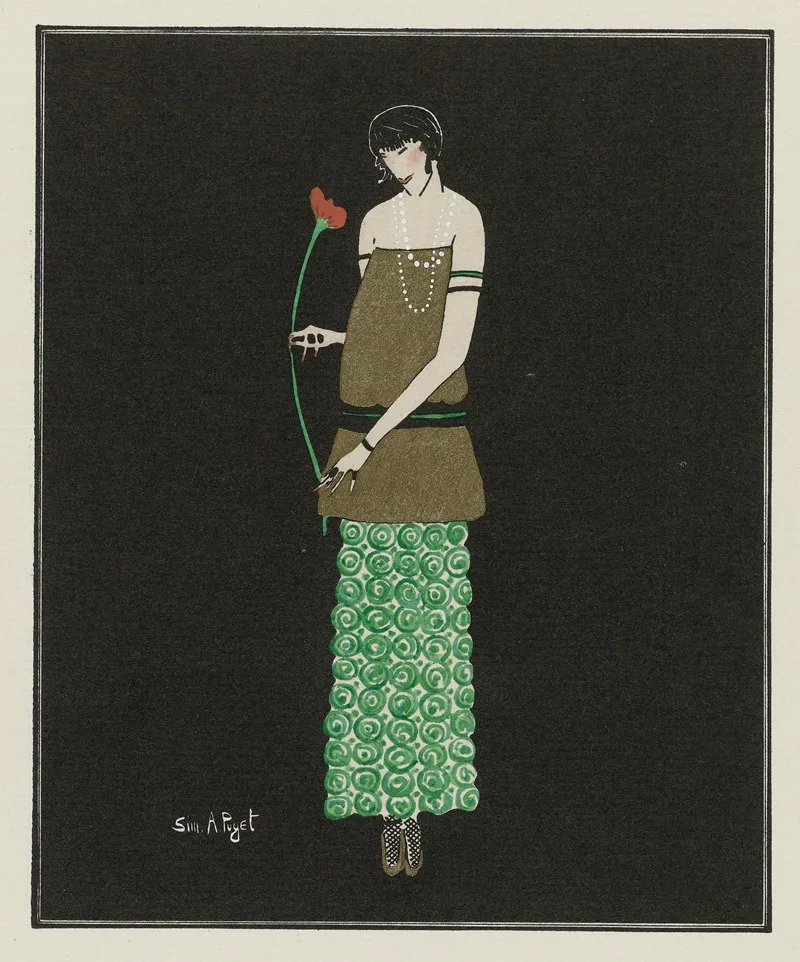 Le Lys Rouge Robe Du Soir De Paul Poiret