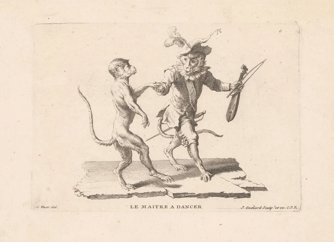 Le Maitre A Dancer Wall Art by Jean Baptiste Guélard - High-Resolution Digital Print