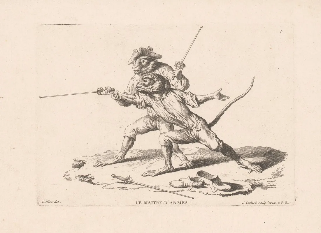 Le Maitre Darmes Wall Art by Jean Baptiste Guélard - High-Resolution Digital Print