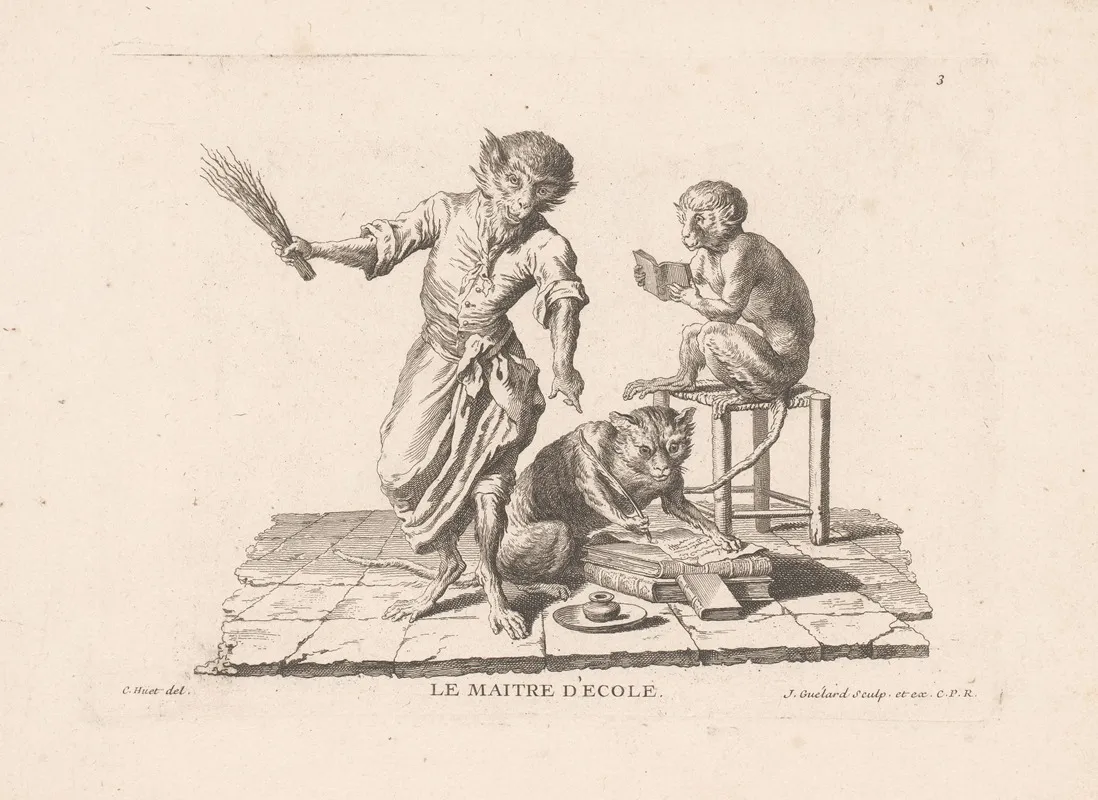 Le Maitre Decole Wall Art by Jean Baptiste Guélard - High-Resolution Digital Print