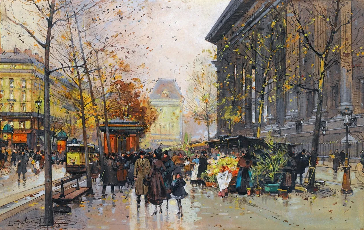 Le Marche Aux Fleurs La Madeleine