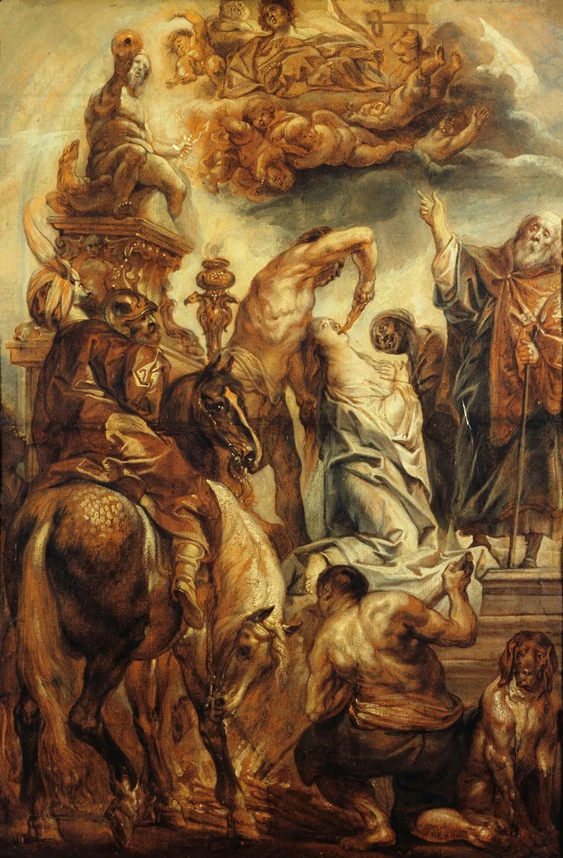 Le Martyre De Sainte Apolline
