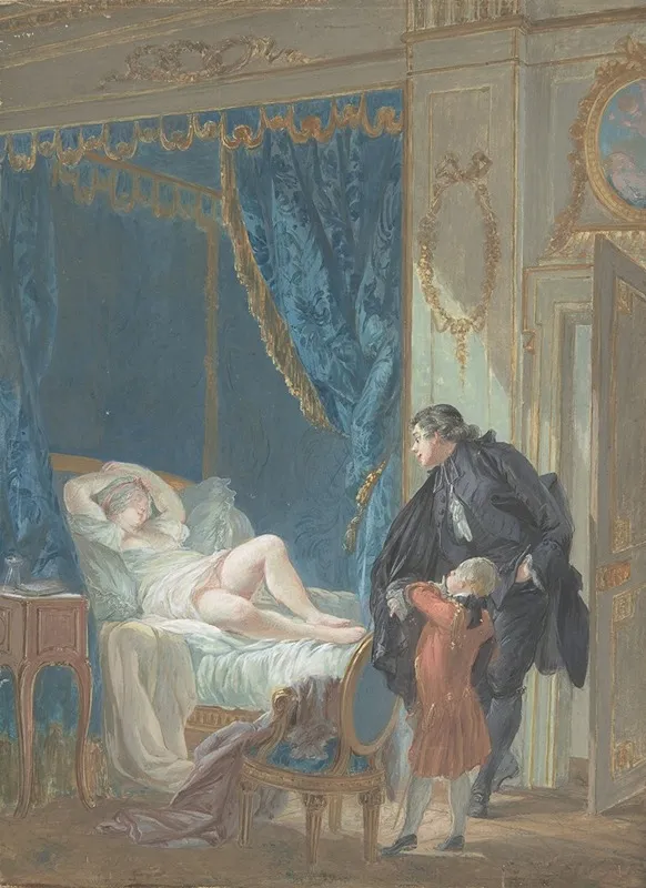 Le Matin Morning Wall Art by Pierre-Antoine Baudouin - High-Resolution Digital Print