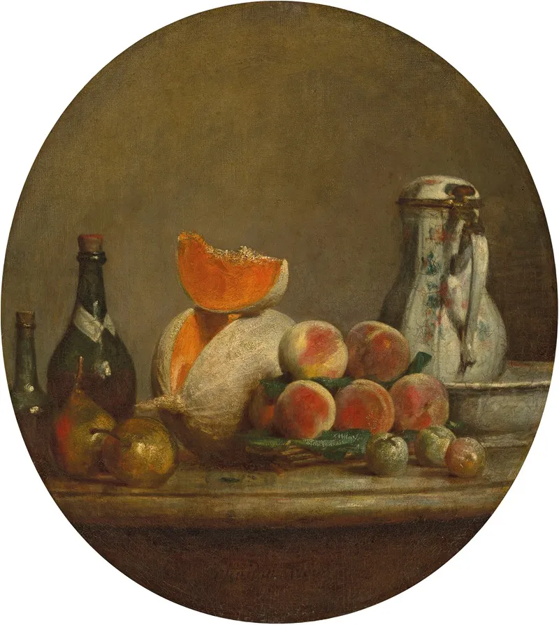 Le Melon Wall Art by Jean Siméon Chardin - High-Resolution Digital Print