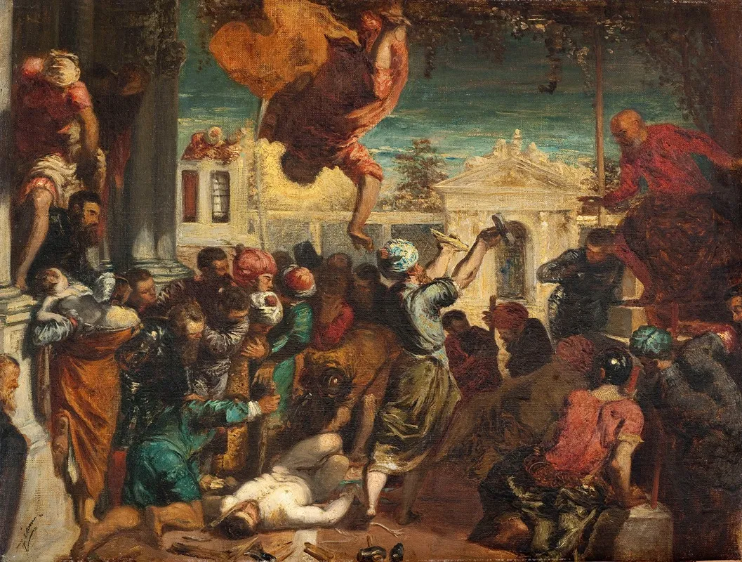 Le Miracle De Lesclave Copie Dapres Tintoret Ou Le Martyre De Saint Marc