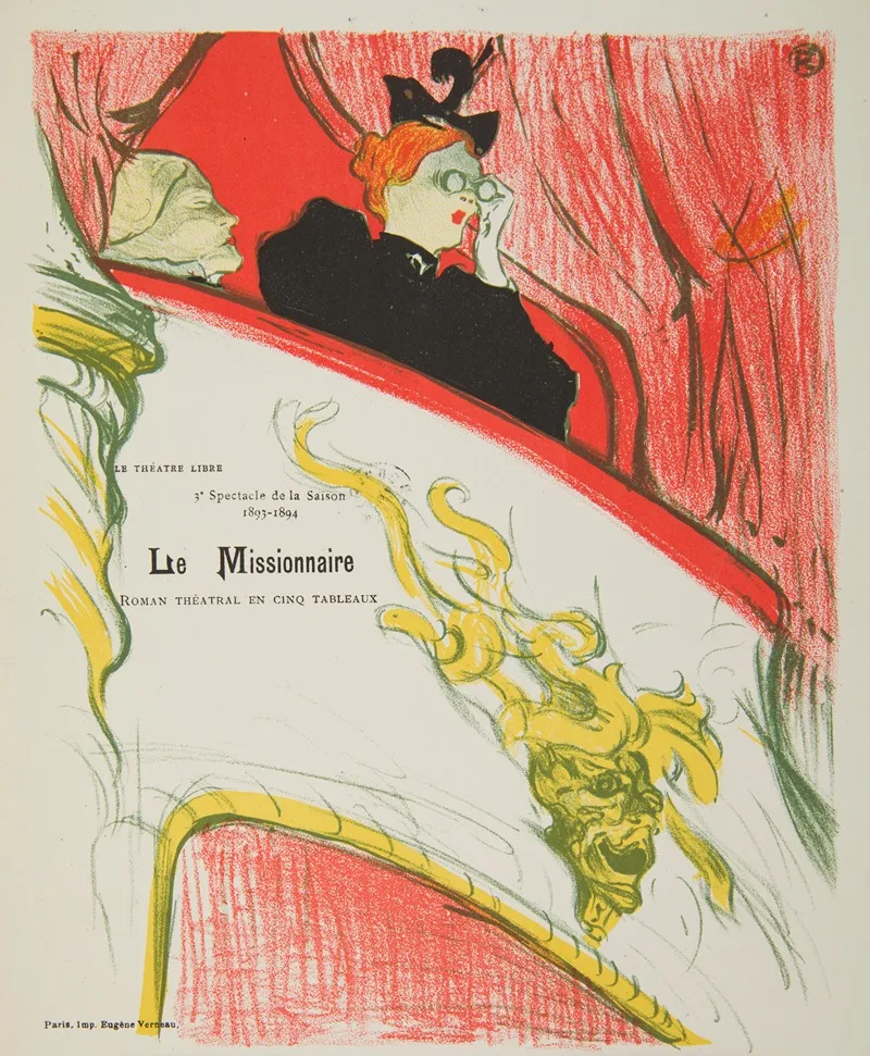 Le Missionnaire Wall Art by Henri de Toulouse-Lautrec - High-Resolution Digital Print
