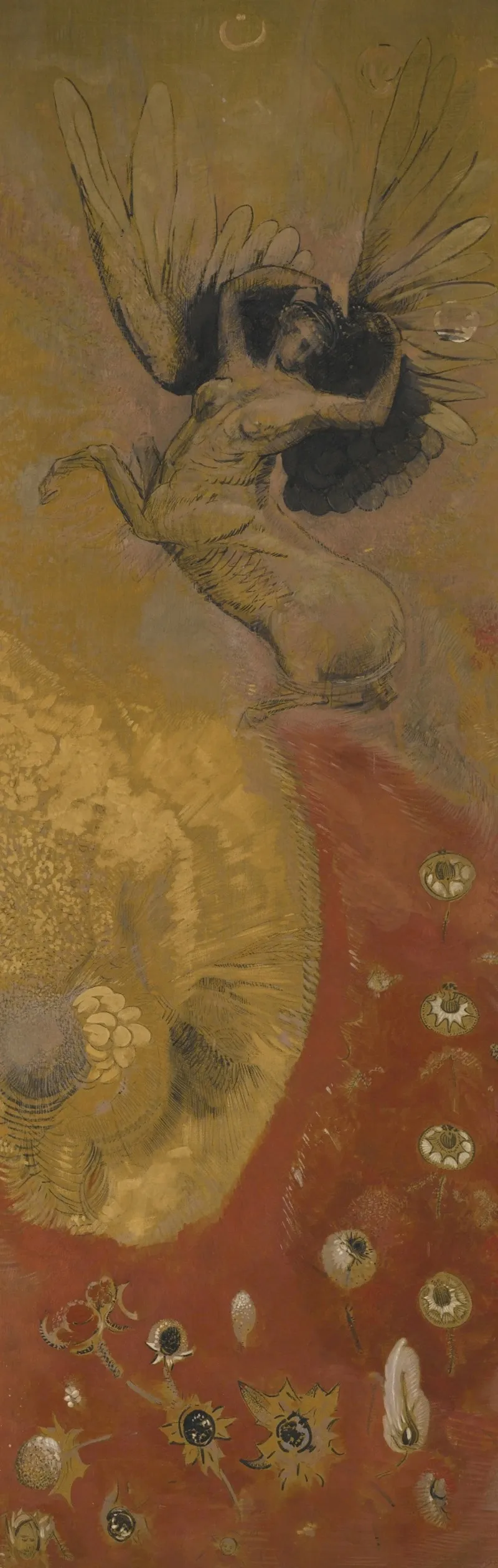 Le Monde Des Chimeres Wall Art by Odilon Redon - High-Resolution Digital Print
