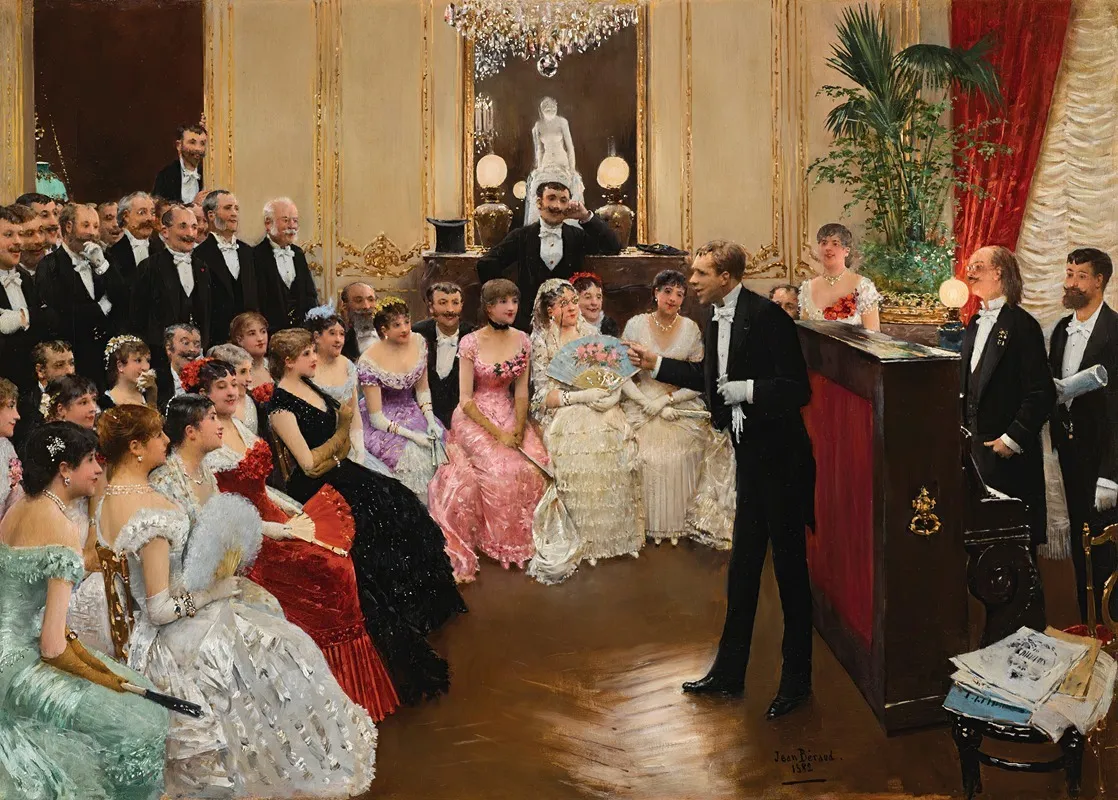 Le Monologue Wall Art by Jean Béraud - Canvas Print